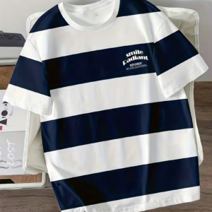 Men's 3D Breathable Striped T-Shirt