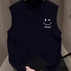 Men's Sleeveless Top With A Cute Design